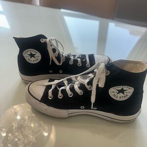 Converse Black and White High-Top Sneakers
